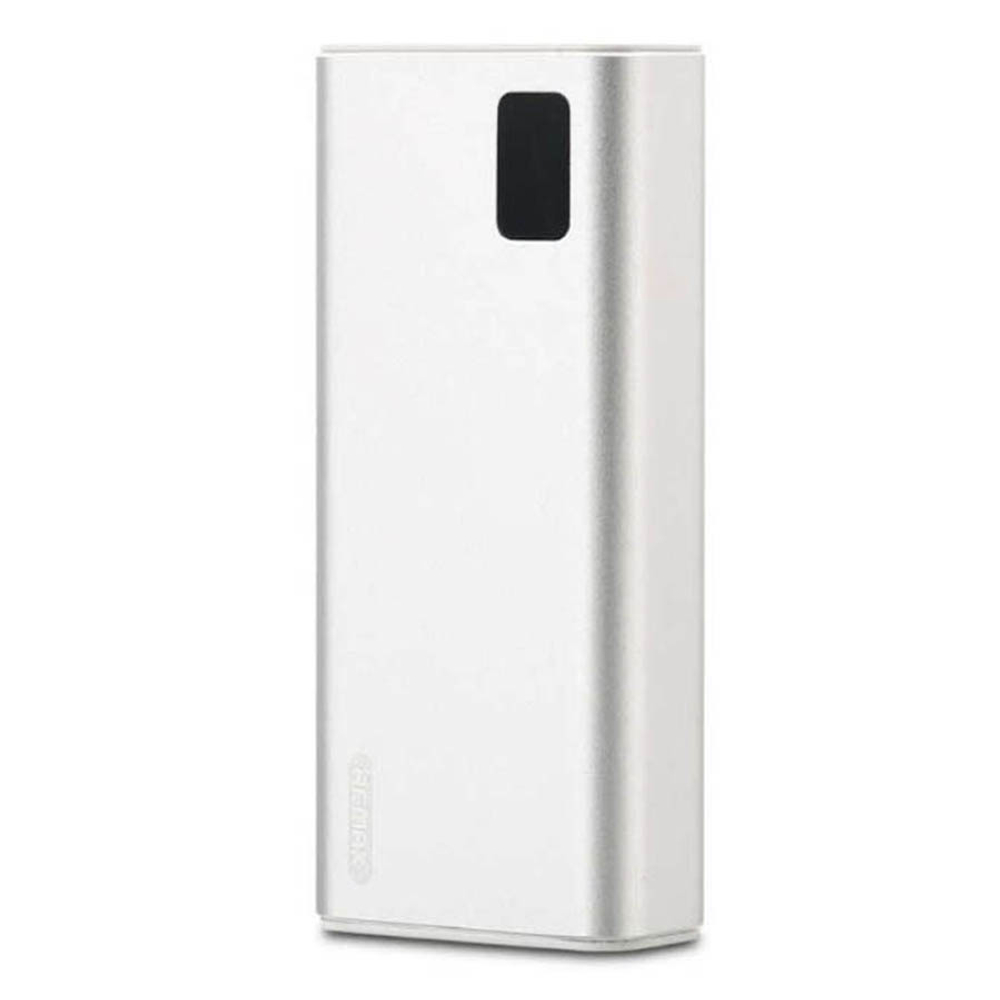 Внешний Аккумулятор (Power Bank) Remax RPP-155 10000 mAh (5,0V - 2A, 2USB, LCD) Серебро