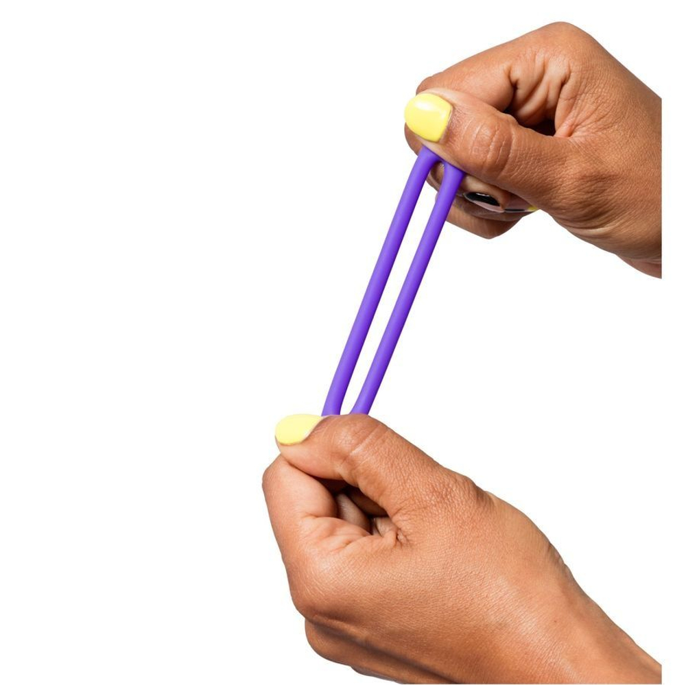 Набор из 3 фиолетовых эрекционных колец Remix Trio (Цвет: фиолетовый)