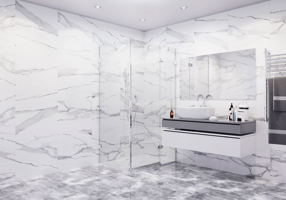 Керамогранит Incolor Thasos 60x60 см 1.44 м² полированный цвет белый