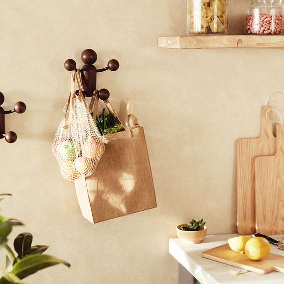 Вешалка Woody темный орех