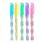 Ручка шариковая, масляная, Basir, синие чернила, разноцветный корпус, 12 шт