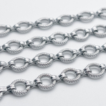 Цепочка, цвет серебро, размер звена 7,5 мм, цена за 50 см