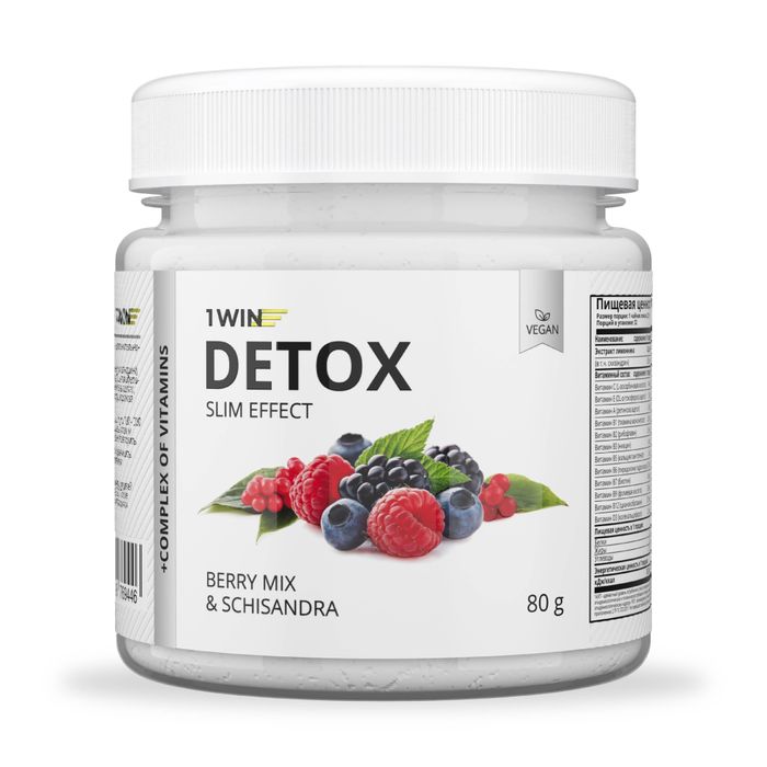 Детокс &quot;Ягодный микс&quot;, Detox Berry Mix + Schisandra, 1Win, 80 г