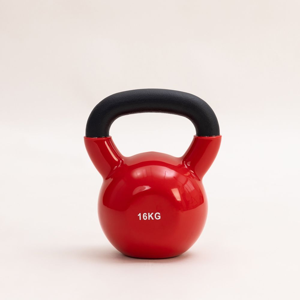  Гиря 16 кг PVC (red)