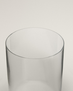 Zara Home стакан из стекла, цвет прозрачный, 10 см · 0254/401