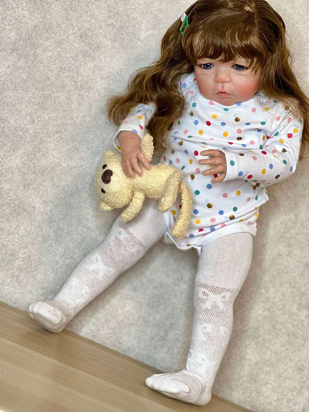 Кукла Реборн мягконабивная 60см в пакете (FA-608)