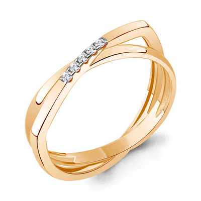 964207Ак Кольцо из Золота с бриллиантами