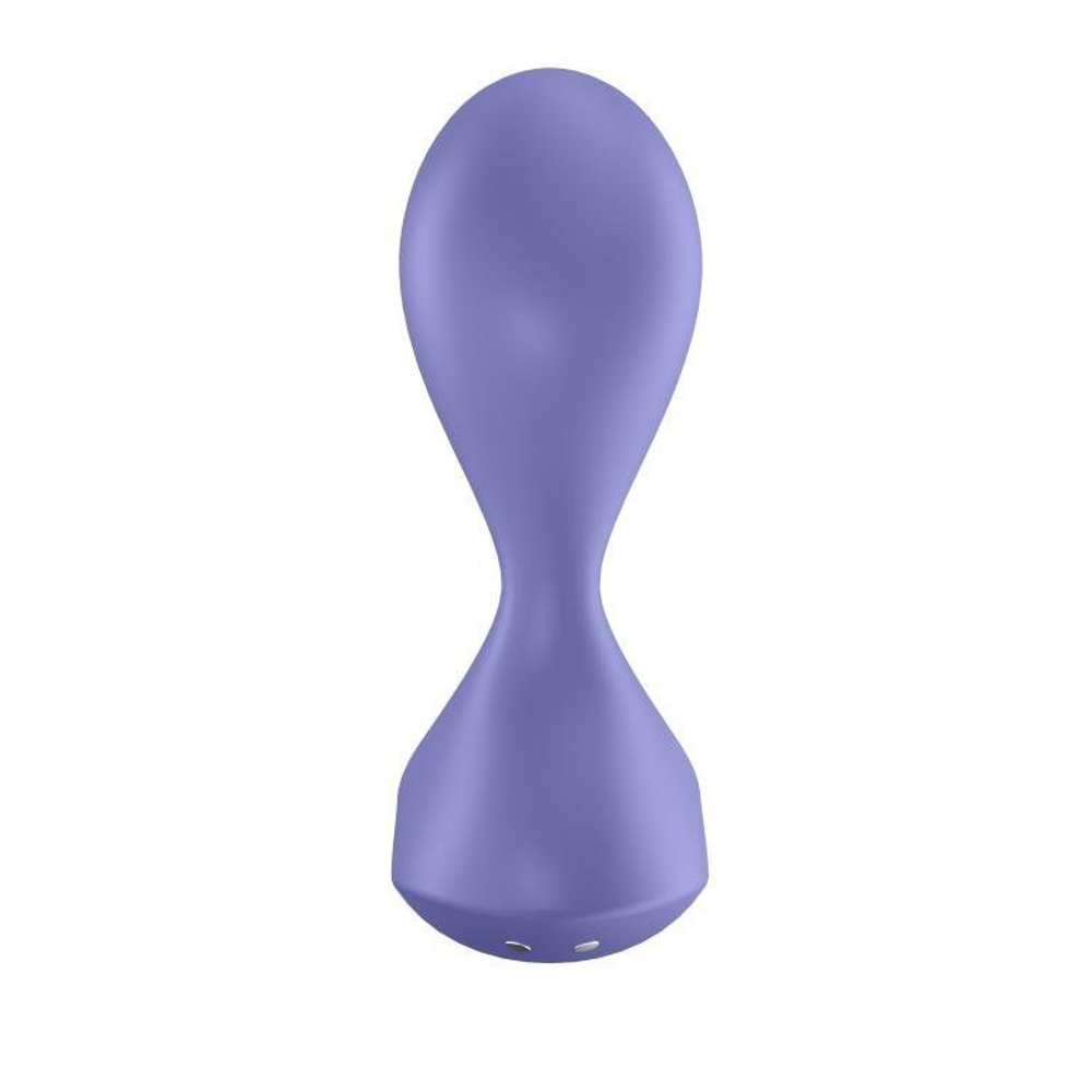 Анальная пробка Satisfyer Sweet Seal с вибрацией и управлением с телефона, лиловая