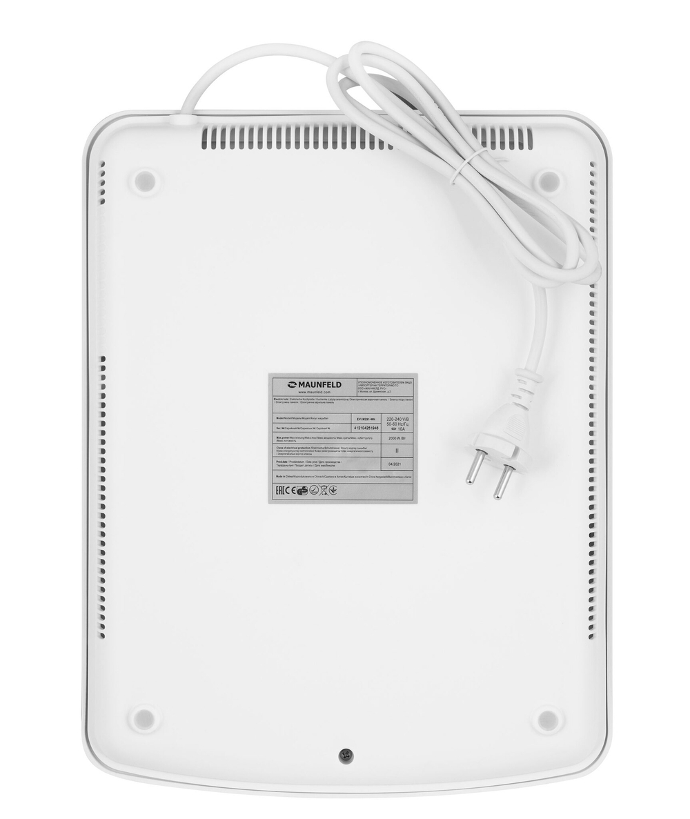 Электрическая индукционная плитка MAUNFELD EVI.M291-WH фото 9