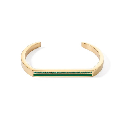 Браслет Coeur de Lion Dark Green-Gold 16 0133/32-0549 16