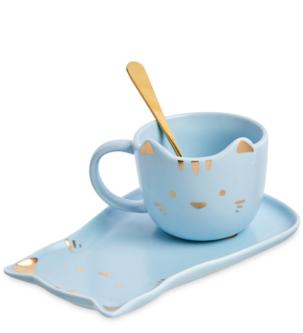 GAEM Art MUG-401/2 Чайная пара «Милый котик»