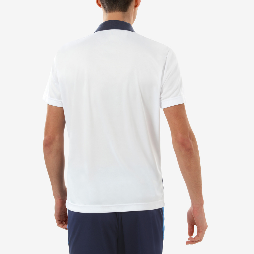 Мужское теннисное поло Australian Ace Polo with Print - blue cosmo