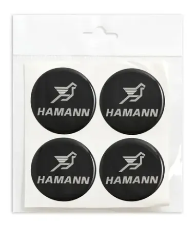 Наклейки на колпак СИЛИКОН 55мм Hamann 4пр KOTA