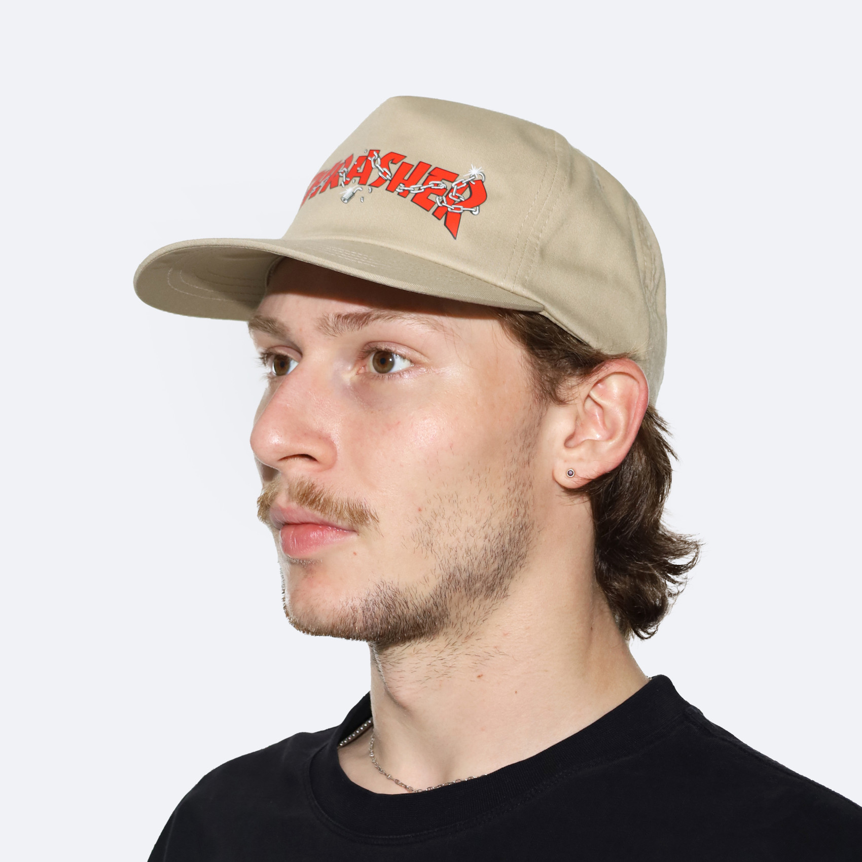 Кепка Thrasher Chains By Daniel Shepard Snapback (khaki) артикул: - купить в магазине Дайс