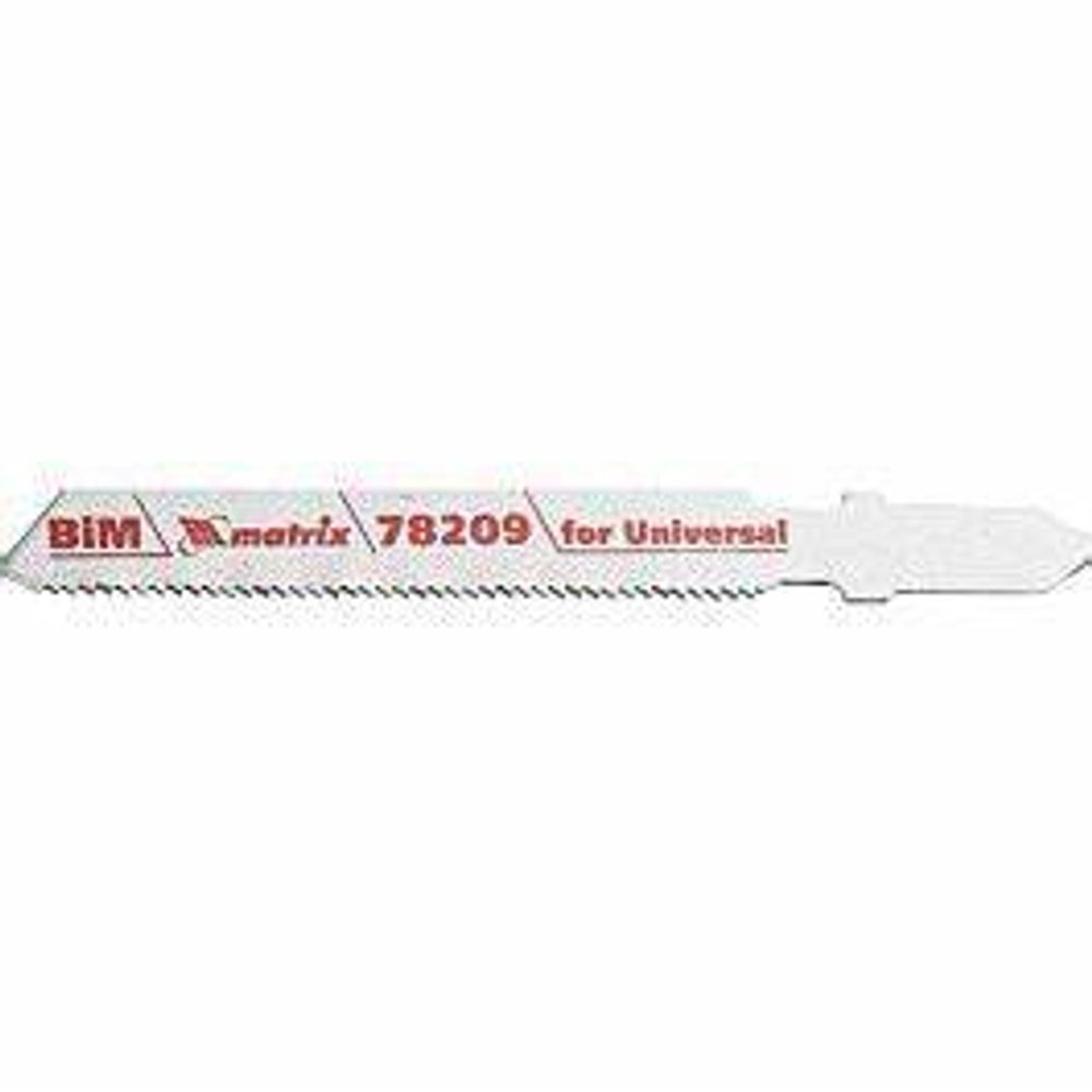 Полотна для электролобзика по металлу BIM T118AF 55мм*1,2мм (3 шт) Matrix 78209