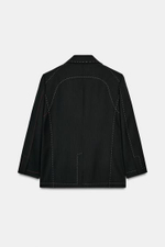 Блейзер с контрастной строчкой ZW COLLECTION LIMITED EDITION - ZARA