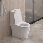 Унитаз-моноблок безободковый BelBagno Tre BB673CP-MN-TOR/SC с крышкой-сиденьем микролифт, белый