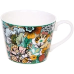 Чайная пара «Цветочная радуга» (кружка 230мл, блюдце)