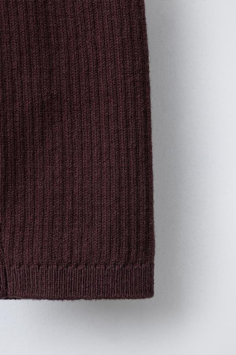 ZARA ЛЕГИНСЫ В РУБЧИК С ПУГОВИЦАМИ, БОРДОВЫЙ