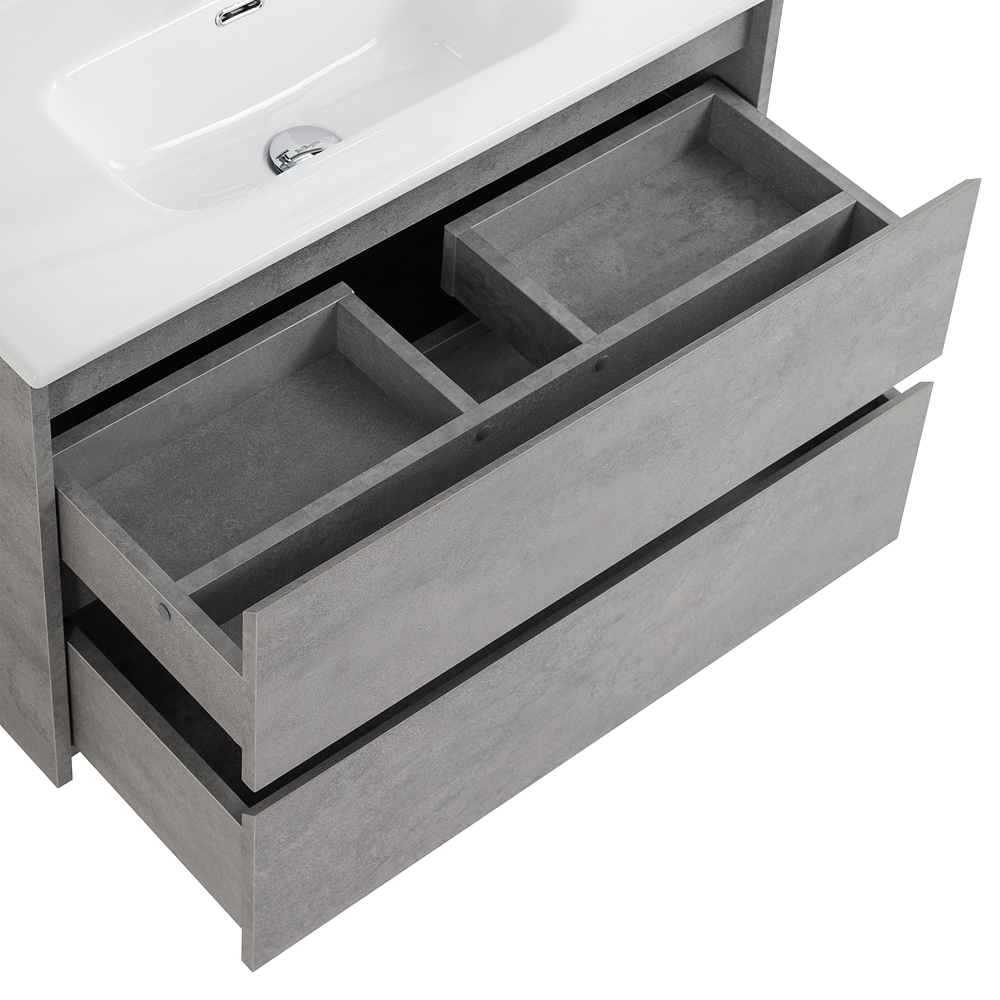 Тумба подвесная с раковиной BelBagno KRAFT 39-800/390-2C-SO-CG