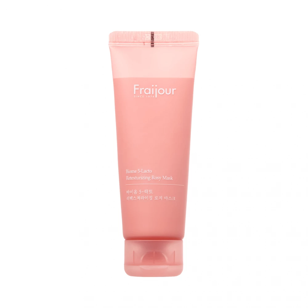 Смягчающая глиняная маска с пробиотиками Fraijour 5-lacto Retexture Rosy Mask (75г)