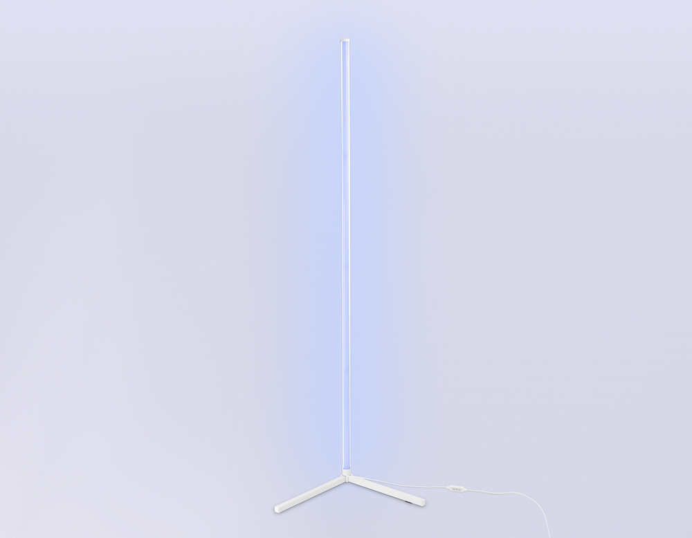 Светильник светодиодный напольный RGB с пультом FL8025 WH белый LED 20W RGB D32*1650 (ПДУ РАДИО 2.4G)