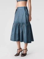 Юбка миди из шелка OLA OLA