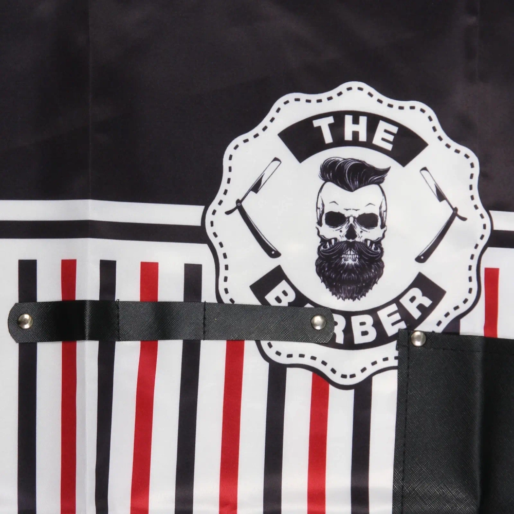 Фартук парикмахерский «BARBER», цвет как на фото, 84*65см (иск. кожа)
