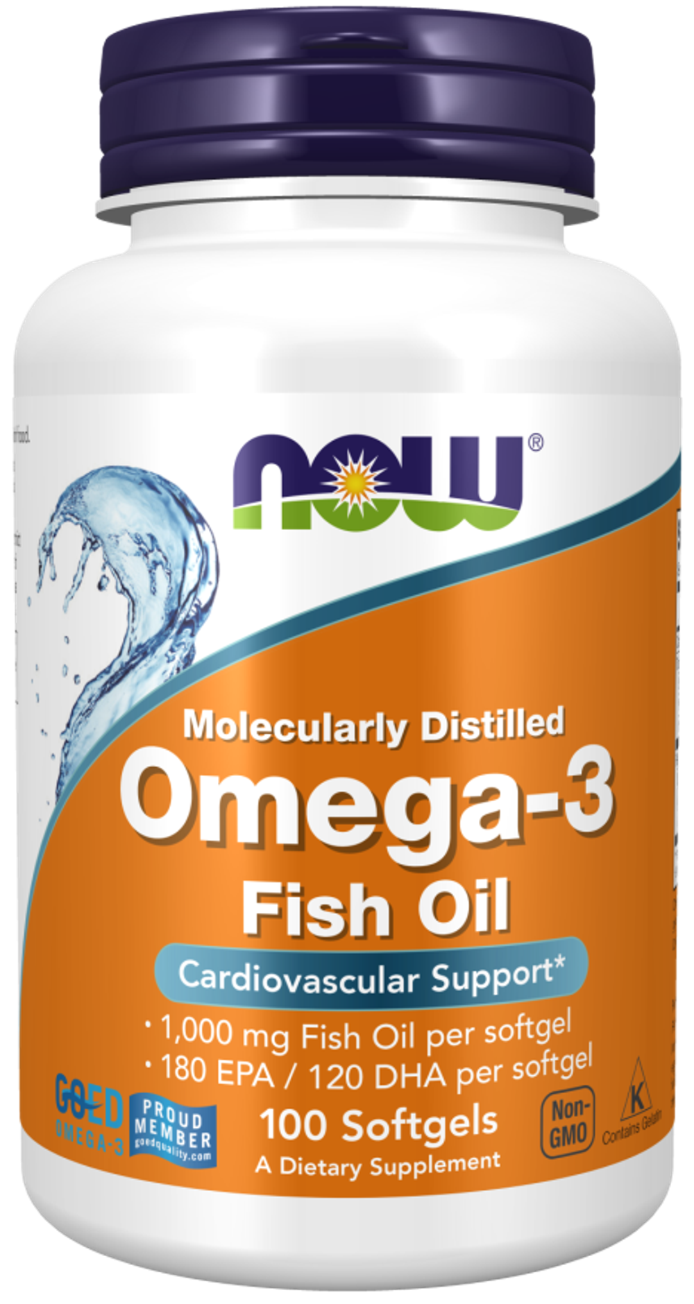 Omega-3 Fish Oil капсулы Now Foods