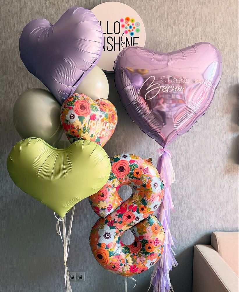 Набор шаров 8 марта №4