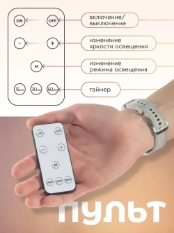 Светильник линейный светодиодный СТАРТ беспроводной на магните с пультом ДУ