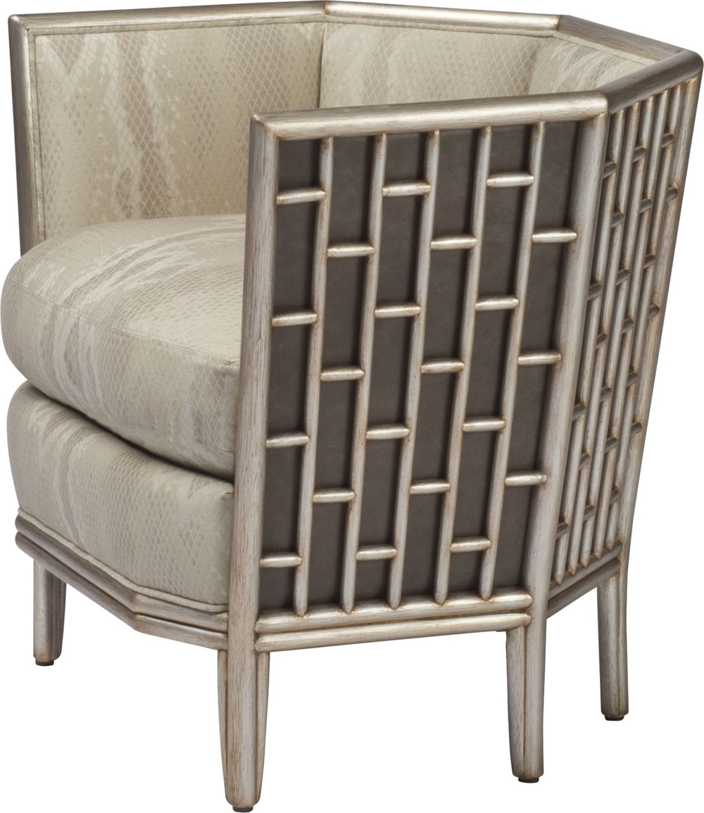 Кресло McGuire Fretwork Lounge Chair