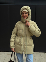 Пуховик Bob зеленое яблоко