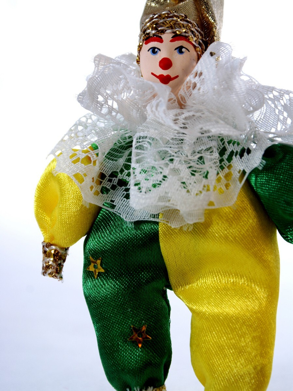Кукла фарфоровая на елку Гномик