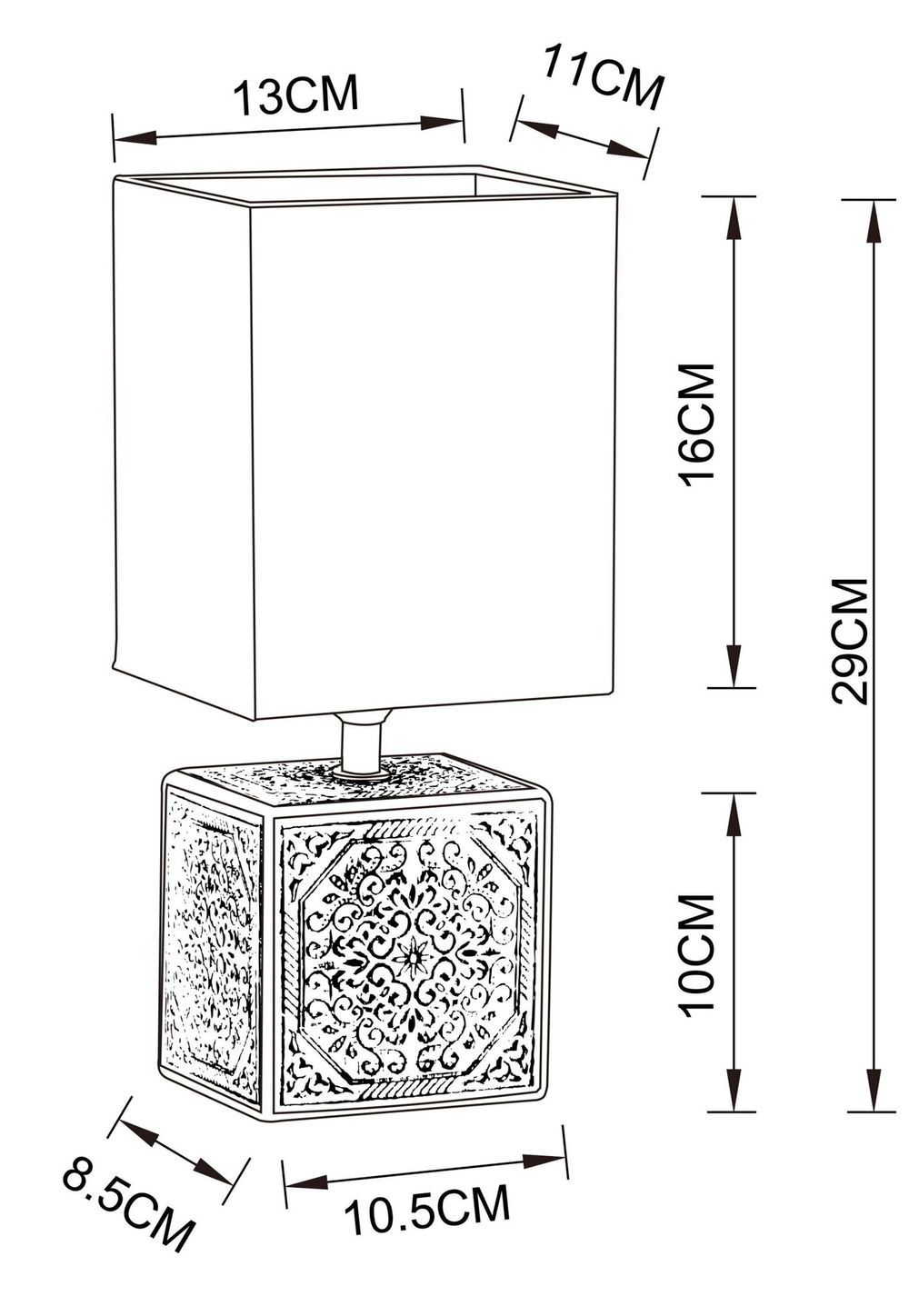 Декоративная настольная лампа Arte Lamp