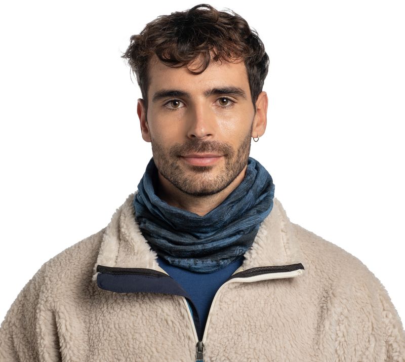 Шерстяной шарф-труба Buff Merino Lightweight Prints Matewa Tempest Фото 3