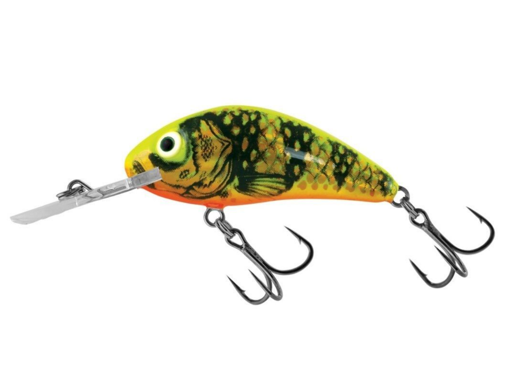 Воблер плавающий Salmo HORHET Rattlin F / 6.5 см, цвет GFP