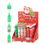 Маркер текстовыделитель Basir, серия "Новый год", цветная упаковка, разноцветные, набор 36 шт, 4 цвета упаковки ассорти