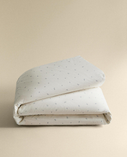 Пододеяльник Zara Home, хлопок 100%, с растительным принтом, 1661/088