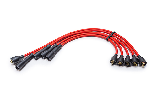 Провода зажигания высоковольтные красные с медной жилой (нулевое сопр.) для Lada, Volkswagen карбюратор OEM: 21013707080 (комплект).