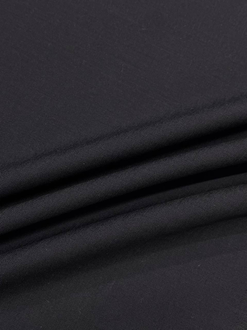 Шерсть с п/э костюмно-плательная Max Mara темно-синяя
