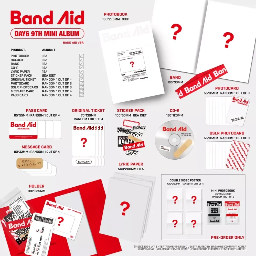 Альбом DAY6 - Band Aid