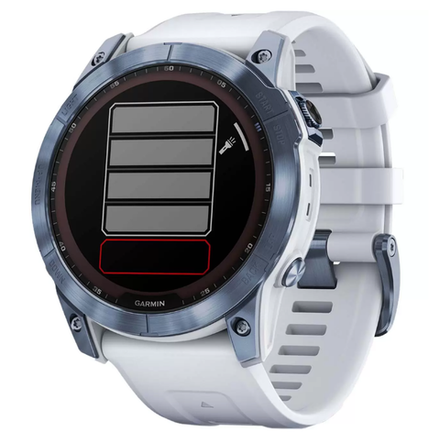 Умные часы Garmin Fenix 7X Sapphire Solar l Mineral Blue DLC Titanium