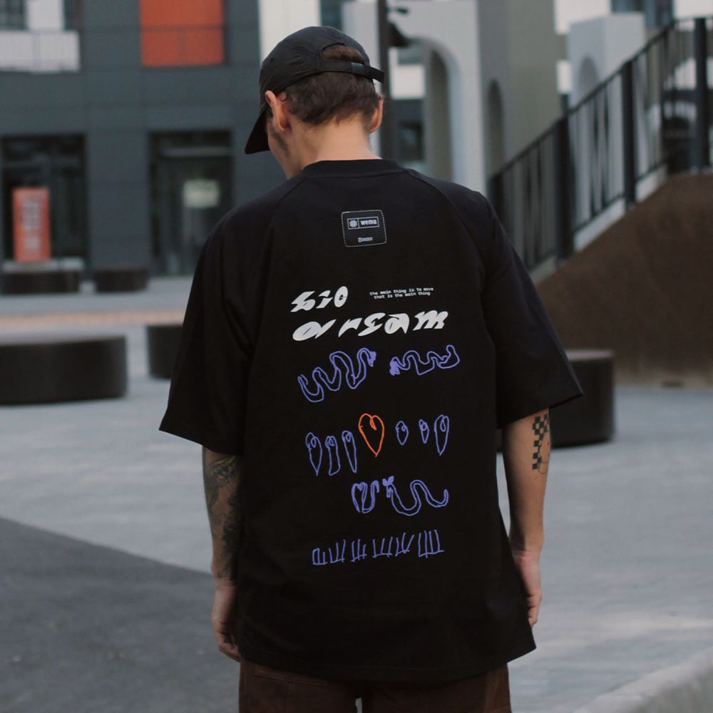 Футболка Wema Blue F1 уголь