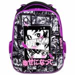 Ранец BRAUBERG PREMIUM, 2 отделения, с брелоком, "Anime movie", 38х29х16 см, 272018