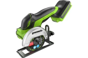 Угловая мини-шлифмашина аккумуляторная GreenWorks GD24UCS, 24В, б/щет., 20000 об/мин, 76 мм, рез 18 мм, без АКБ и ЗУ 3402007