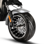 Электроскутер CityCoco WHITE SIBERIA BLACK SEA (SILVER) 5000W