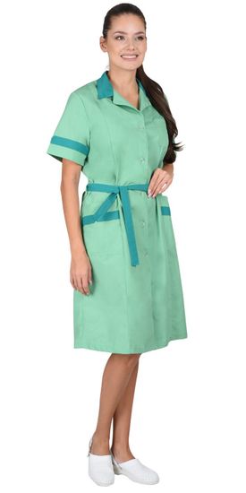 Халат женский "Сириус-Классика" (мята/т.зеленый)