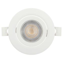 Светильник светодиодный встраиваемый ЭРА KL LED 25A-5 3K WH 5Вт 3000К круглый поворотный белый | Встраиваемые LED светильники