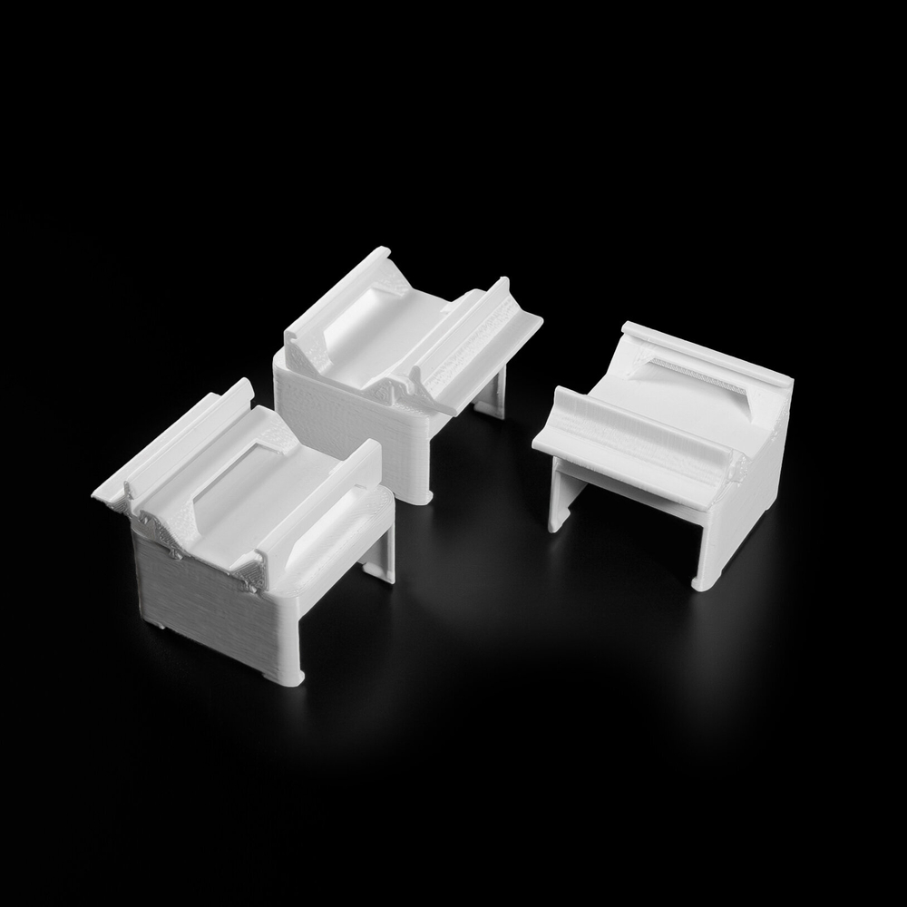 Набор 3 шт. Крепление для одноканального реле Aqara на DIN-рейку, 3D печать, белое